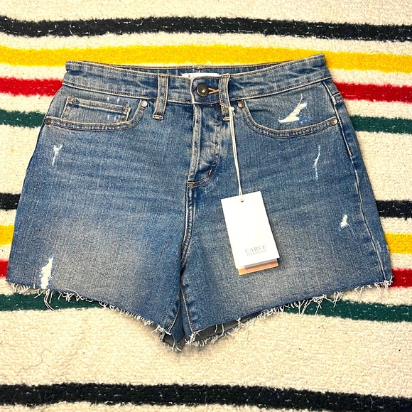 Hayden Denim Shorts Size 0 - Picture 2 of 6